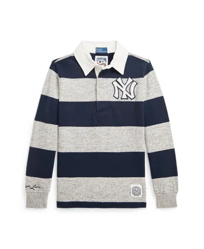 POLO RALPH LAUREN TODDLER AND LITTLE BOYS YANKEES RUGBY SHIRT
