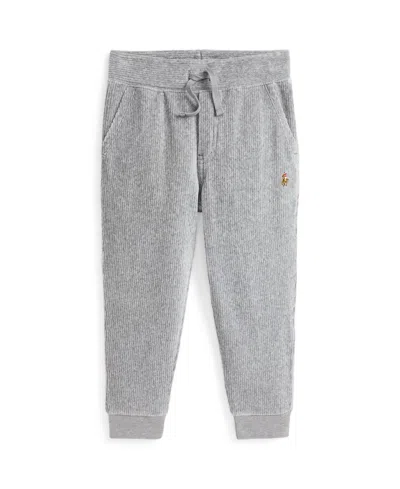 Polo Ralph Lauren Kids' Toddler And Little Boysknit Corduroy Jogger Pant In Andover Heather