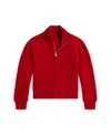 Polo Ralph Lauren Toddler & Little Girls 2t-6x Quilted Cable-motif Jacket In Red
