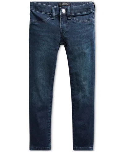 POLO RALPH LAUREN TODDLER AND LITTLE GIRLS AUBRIE DENIM LEGGINGS