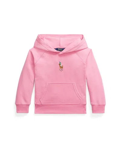POLO RALPH LAUREN TODDLER AND LITTLE GIRLS BIG PONY FRENCH TERRY HOODIE