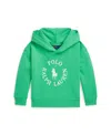 Polo Ralph Lauren Big Pony Logo French Terry Hoodie In Plato Green