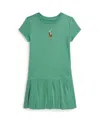 Polo Ralph Lauren Ralph Lauren Big Pony Pleated Cotton Jersey Dress