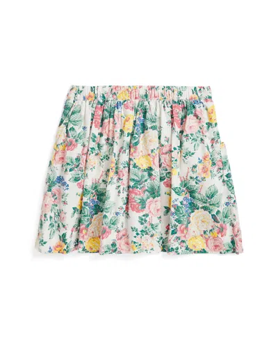 Polo Ralph Lauren Kids' Toddler And Little Girls Floral Cotton Skirt In Portia Floral