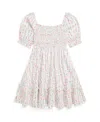 Polo Ralph Lauren Floral Smocked Cotton Jersey Dress In Meadow Floral
