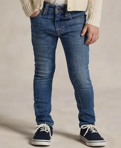 POLO RALPH LAUREN TODDLER AND LITTLE GIRLS HIGH-RISE SKINNY FIT STRETCH JEANS