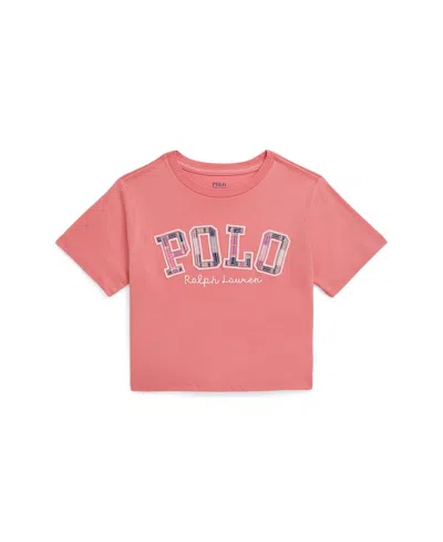POLO RALPH LAUREN TODDLER AND LITTLE GIRLS LOGO JERSEY BOXY T-SHIRT