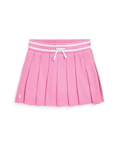Polo Ralph Lauren Kids' Toddler And Little Girls Pleated Jersey Skort In Laguna Pink