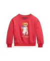 Polo Ralph Lauren Polo Bear Terry Sweatshirt In Red