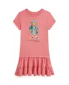 Polo Ralph Lauren Ralph Lauren Polo Bear Tiered Cotton Jersey Dress