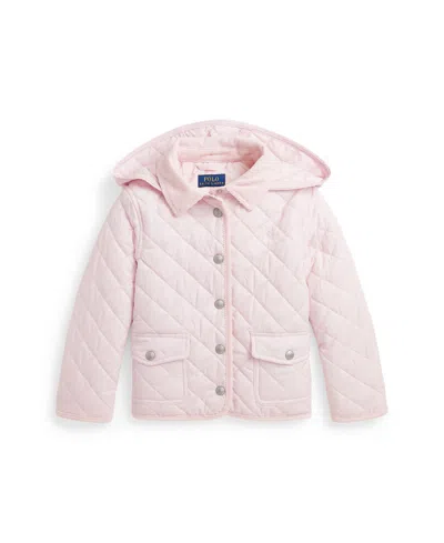 Polo Ralph Lauren Babies' Toddler And Little Girls Quilted Water Repellent Barn Jacket In Pink