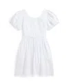 Polo Ralph Lauren Toddler And Little Girls Seersucker Dress In White