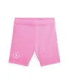 Polo Ralph Lauren Big Girls Stretch Jersey Bike Shorts In Laguna Pink