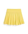 Polo Ralph Lauren Toddler And Little Girls Stretch Mesh Skort In Yellow