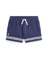 Polo Ralph Lauren Striped Stretch Mesh Short In Boathouse Navy,white