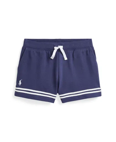 POLO RALPH LAUREN TODDLER AND LITTLE GIRLS STRIPED STRETCH MESH SHORTS