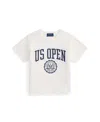 Polo Ralph Lauren Ralph Lauren Us Open Crest Cotton Jersey Tee In White