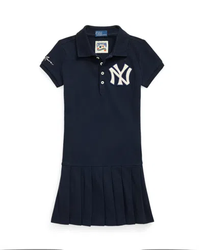 Polo Ralph Lauren Kids' Toddler And Little Girls Yankees Polo Dress