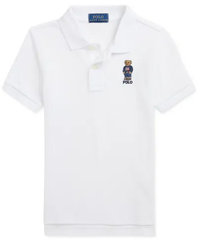Polo Ralph Lauren Kids'  Man Polo Shirt White Size Xxl Cotton