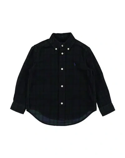 Polo Ralph Lauren Babies'  Toddler Boy Shirt Dark Green Size 5 Cotton