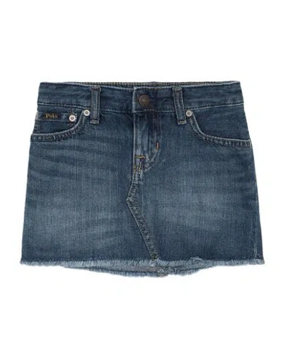 Polo Ralph Lauren Babies'  Toddler Girl Denim Skirt Blue Size 5 Cotton