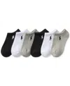 Polo Ralph Lauren Toddler Girls Classic Solid Low-cut Socks, 6-pack In Multi