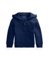 Polo Ralph Lauren Toddler Girls Fleece Full-zip Hoodie In Blue
