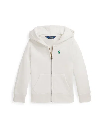Polo Ralph Lauren Babies' Toddler Girls Fleece Full-zip Hoodie In White