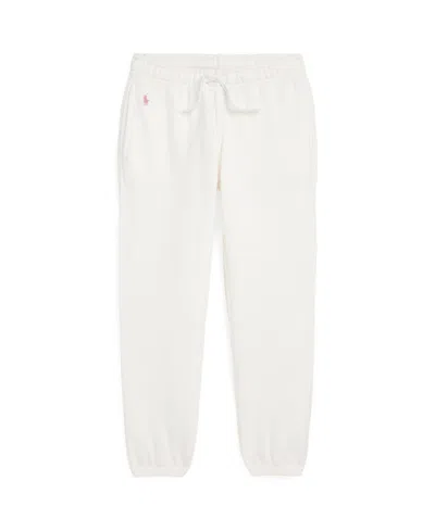 Polo Ralph Lauren Babies' Toddler Girls Fleece Jogger Pants In White