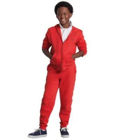 Polo Ralph Lauren Kids' Toddler Little Big Boys Cotton Blend Fleece Hoodie Jogger Pant Collection In Dark Sport Heather
