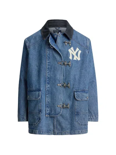 Polo Ralph Lauren Toggle-front Denim Jacket In Blue