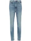 Polo Ralph Lauren High Waisted Skinny Jeans In Blue
