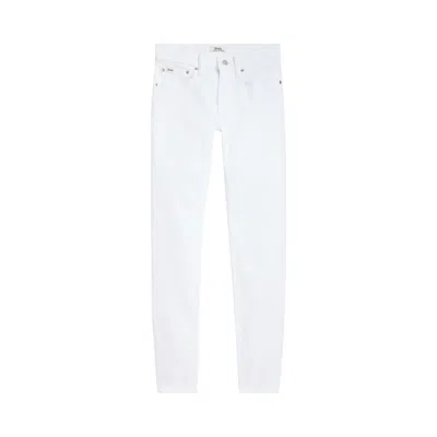 Pre-owned Polo Ralph Lauren Tompkins Narrow Leg Jeans 'white' | Women's Size 27