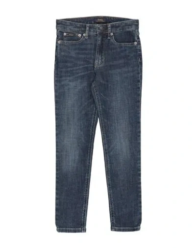 Polo Ralph Lauren Babies'  Tompkins Stretch Skinny Fit Jean Toddler Girl Jeans Blue Size 5 Cotton, Polyester,