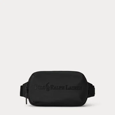Polo Ralph Lauren Tonal Logo Waistpack In Black