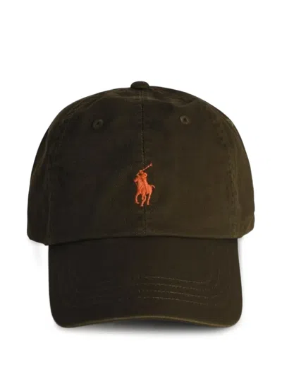 Polo Ralph Lauren Tone-on-tone Logo Embroidery Cap In Green