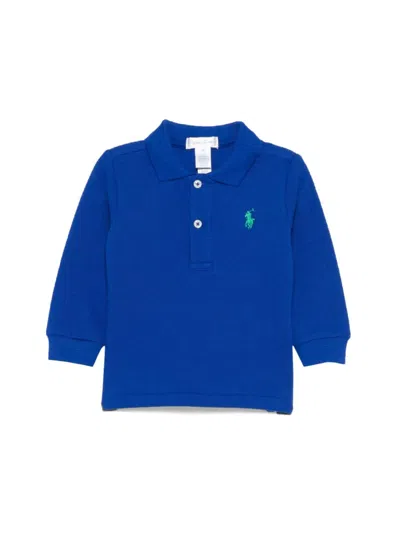 Polo Ralph Lauren Babies' Tops Knit In Azure