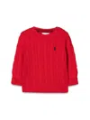 Polo Ralph Lauren Red Sweatshirt For Baby Kids With Pony Logo