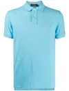 Polo Ralph Lauren Sskcslim1 Short Sleeve Knit Clothing In Turquoise Nova/c3664