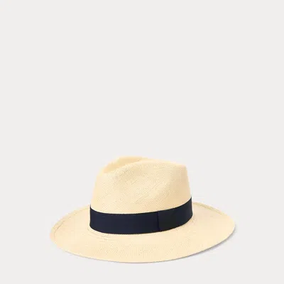 Polo Ralph Lauren Toquilla Straw Hat In Neutral