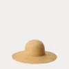 Polo Ralph Lauren Toquilla Straw Sunhat In Dark Natural