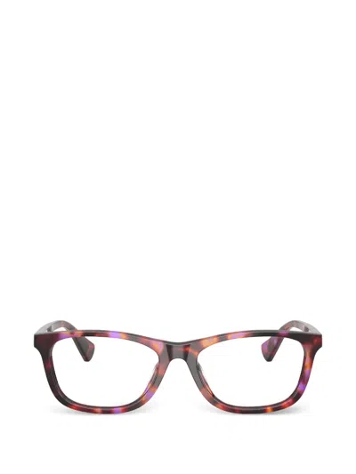 Polo Ralph Lauren Tortoiseshell-effect Rectangle-frame Glasses In Brown