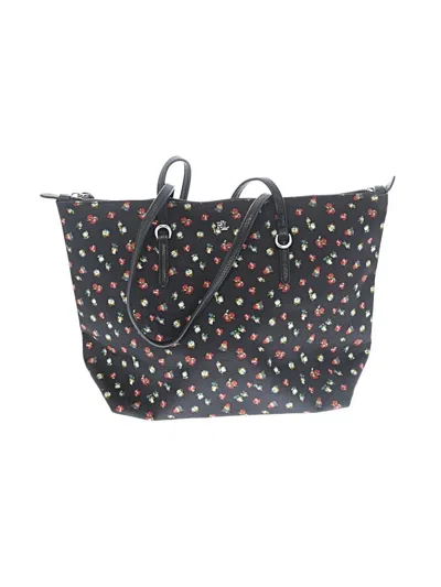 Pre-owned Polo Ralph Lauren Tote Bag In Black
