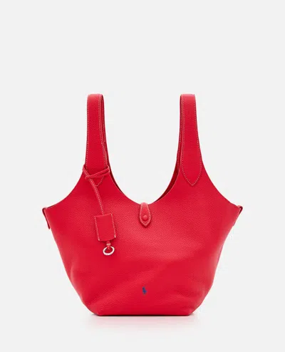 Polo Ralph Lauren Tote Bag Medium In Red