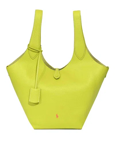 Polo Ralph Lauren Tote Bag In Yellow