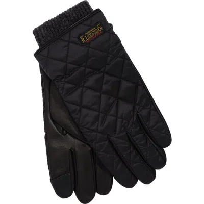 Polo Ralph Lauren Touch Quilted Field Glove In Blue