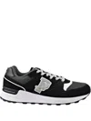 Polo Ralph Lauren Trackster 100 Logo-detail Sneakers In Black