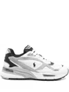 Polo Ralph Lauren Trackstr 275 Sneakers With Sporty Silhouette In White