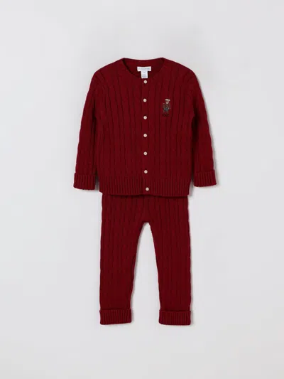 Polo Ralph Lauren Babies' Tracksuit  Kids Color Burgundy
