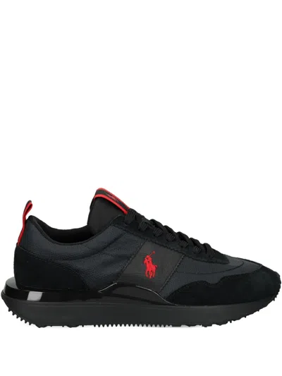 Polo Ralph Lauren Train 89 Logo-embroidery Sneakers In Multi